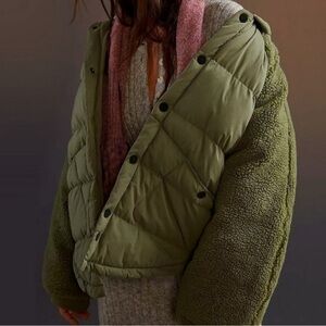 Anthropologie Pilcro Swing Oversized Puffer Jacket - Medium